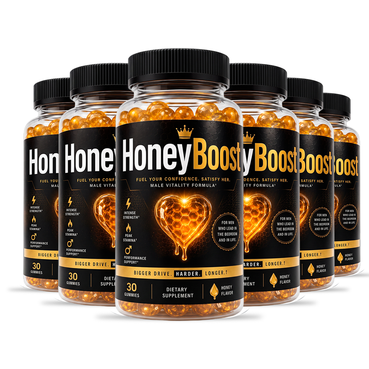 Honey Boost 6 bottle package
